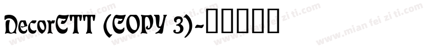 DecorCTT (COPY 3)字体转换